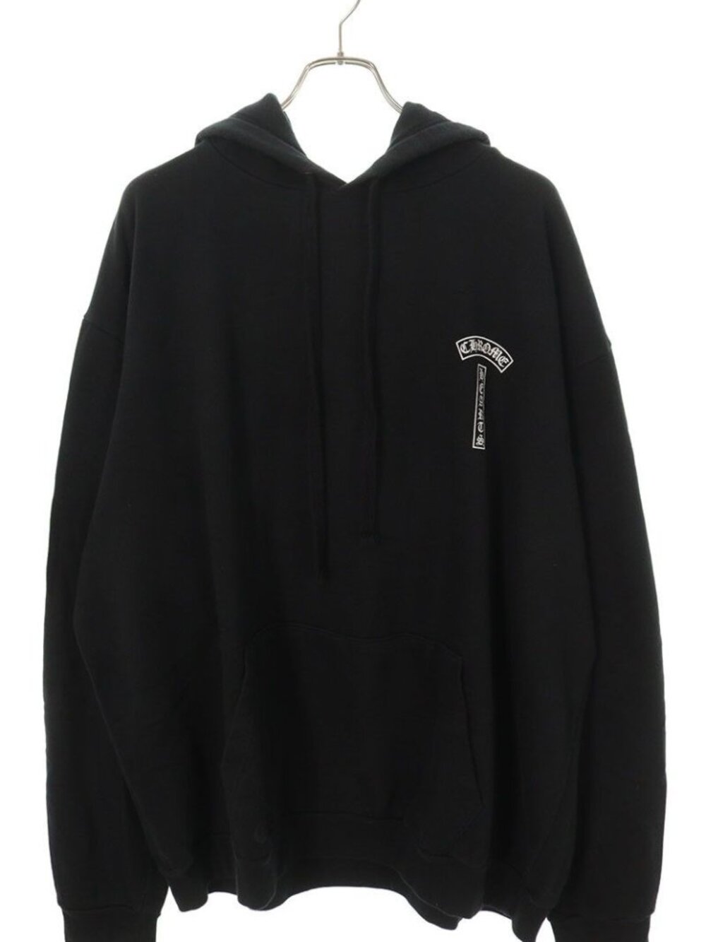 Chrome Hearts Sweatshirt HD Plvr T Bar Logo Print Pullover Hoodie XXL